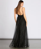 Parker Heat Stone Tulle Dress