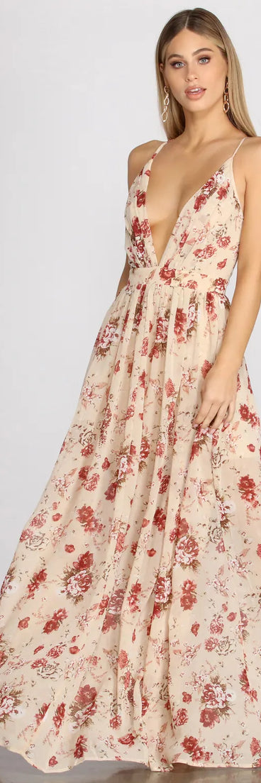 Lydia Floral A-Line Dress