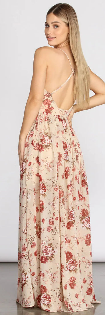 Lydia Floral A-Line Dress