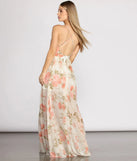 Tori Floral Chiffon A-Line Dress