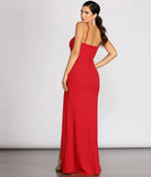 Emmy Crepe Ruched Wrap Dress