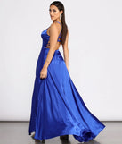 Haisley Formal Satin A-Line Dress