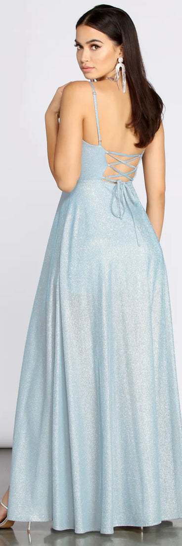 Holland Glitter A-Line Dress