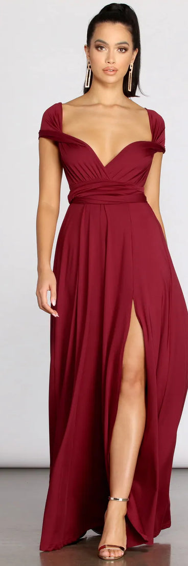 Harley Convertible Ties A-Line Dress