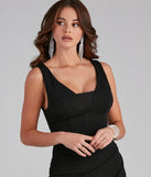 Viv Formal Crepe Wrap Dress