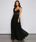 Maia Formal Embroidered A-Line Dress