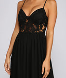 Maia Formal Embroidered A-Line Dress