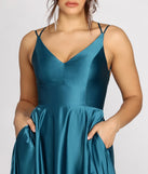 Dawn Formal Sleeveless Satin Dress