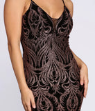Vivica Scroll Glitter Dress