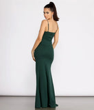 Nadia Formal Crepe Wrap Dress