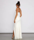 Parker Formal Metallic Wrap Dress