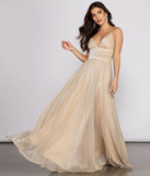 Natalie Sleeveless A-Line Mesh Formal Dress