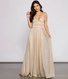 Natalie Sleeveless A-Line Mesh Formal Dress