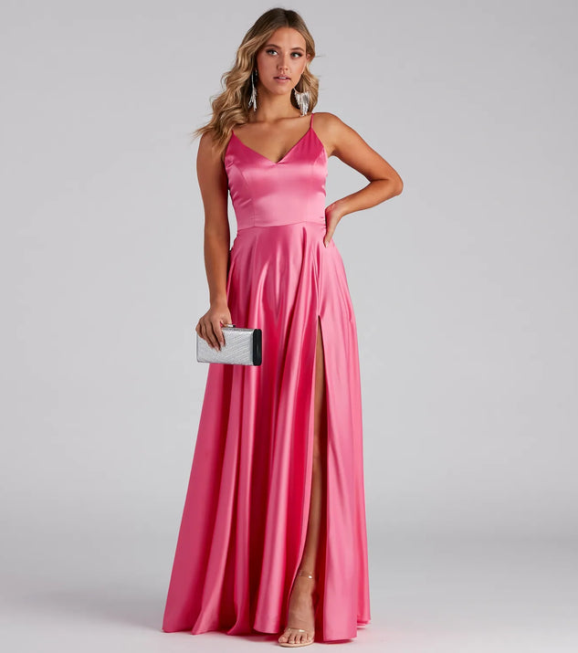 Juliet Formal High Slit Dress 2 Windsor