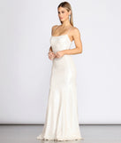 Char Formal Lattice Glitter Dress