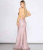 Tanna Formal Lattice Glitter Dress