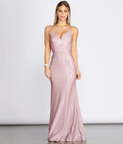 Tara Formal Knot Glitter Dress