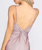 Tara Formal Knot Glitter Dress
