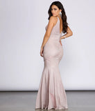 Martina Metallic Glitter Mermaid Dress