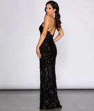 Audriana Sequin Mesh Cross Back Dress