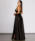 Isabelle Satin A-Line Dress