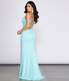 Nevaeh Formal Lattice Mesh Dress