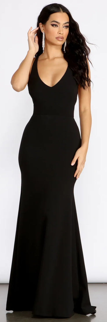 Palmira Formal Caged Back Dress