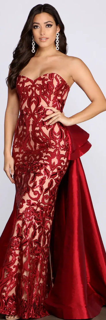 Galina Formal Sleeveless Sequin Dress