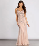 Arianna Formal Beaded Sleeveless Dress