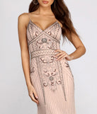 Arianna Formal Beaded Sleeveless Dress