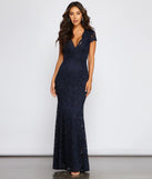 Chelsea Glitter Lace Formal Dress