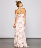 Anna Floral Chiffon A-Line Dress