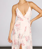 Anna Floral Chiffon A-Line Dress