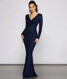 Brin Formal Open Back Glitter Dress