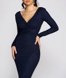 Brin Formal Open Back Glitter Dress