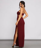 Alice Formal One Shoulder Crepe Dress
