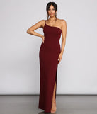 Alice Formal One Shoulder Crepe Dress