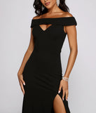 Harlowe Formal Off The Shoulder Crepe Dress