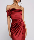 Isla Formal One-Shoulder Satin Dress