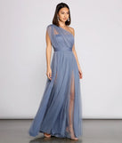 Rebecca Tulle A-Line Formal Dress