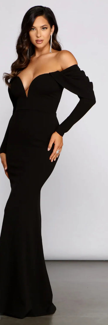 Nina Off The Shoulder Mermaid Dress