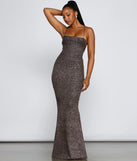 Jessica Glitter Knit Mermaid Dress