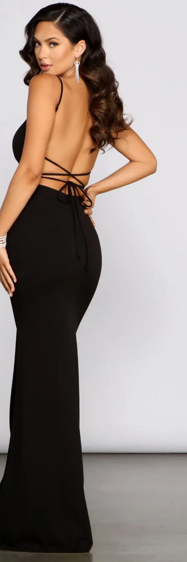 Mikayla Formal Backless Mermaid Dress