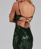 Serena Sequin Mesh Mermaid Dress