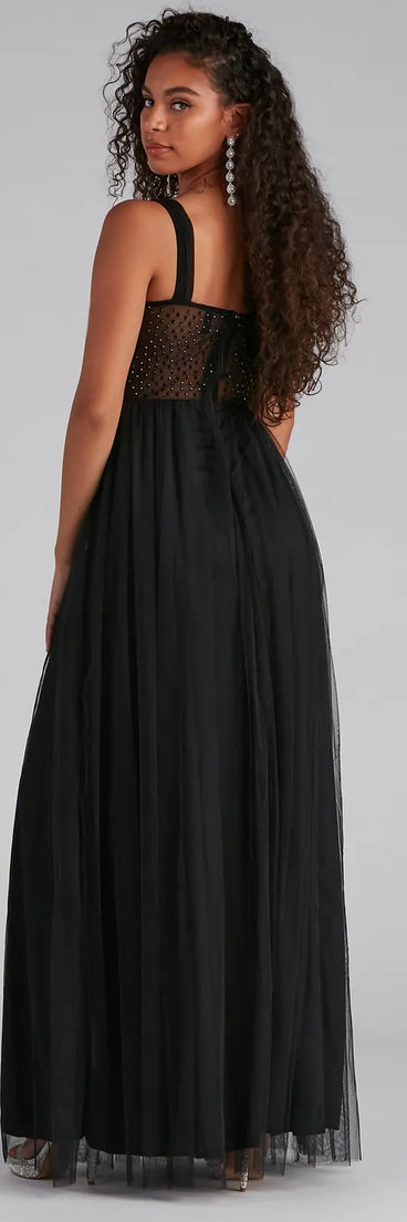 Kirsten Formal Heatstone A-Line Dress