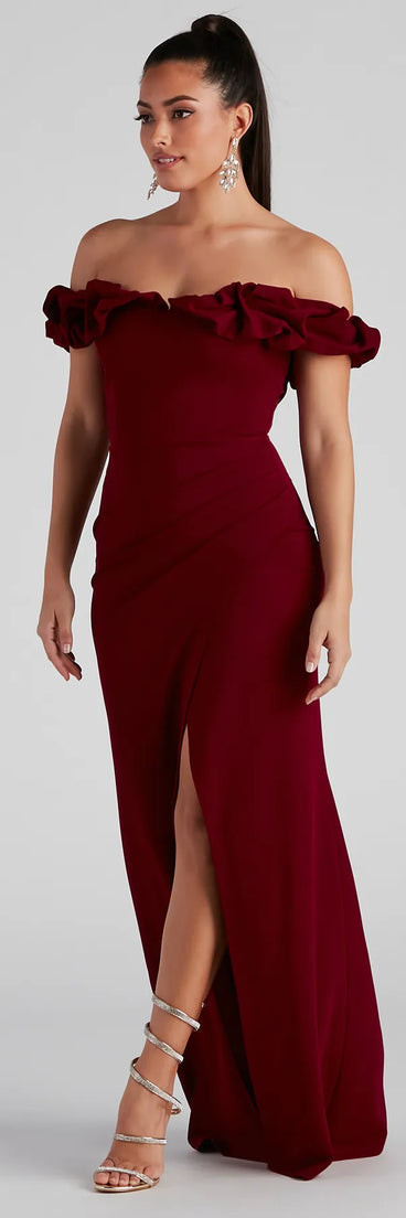 Leslie Off-The-Shoulder Mermaid Dress