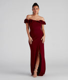 Leslie Off-The-Shoulder Mermaid Dress