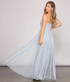 Aviva Formal A-Line High Slit Dress
