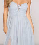 Aviva Formal A-Line High Slit Dress
