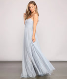 Aviva Formal A-Line High Slit Dress